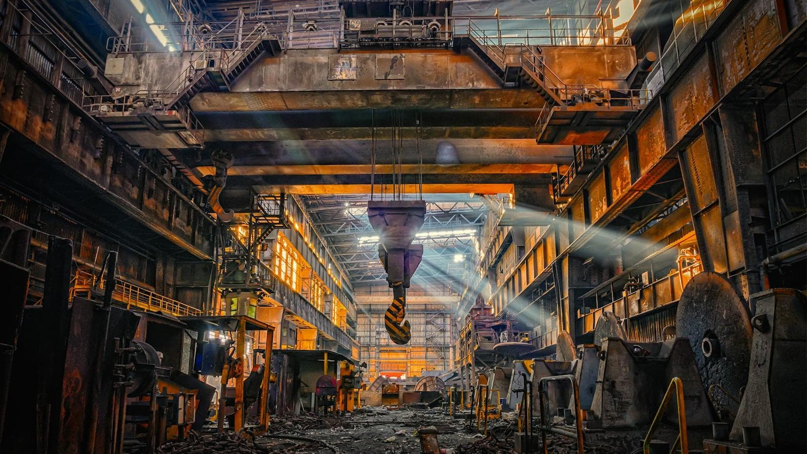 Steel mill and heavy metals processing plant interior, the setting for the treatment and reuse options in metals and steel wastewater management